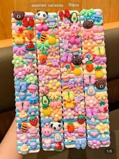 カラフルヘアゴム50個セットのサムネイル
