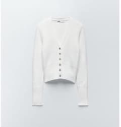 ZARA ホワイト　ニットのサムネイル