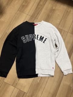 Supreme バイカラースウェット　Medium SUPREME バイカラー スウェット Lサイズ - メルカリ