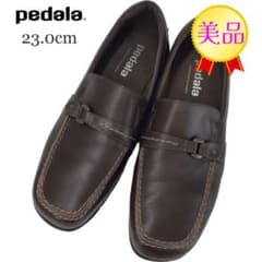 ◆美品◆ASICS pedala レディース ローファー ブラウン （23.0）のサムネイル