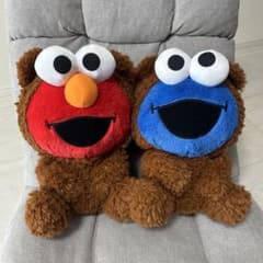 USJ限定　セサミストリート　エルモ　クッキーモンスター　ぬいぐるみセット USJ セサミストリート エルモ クッキーモンスター BIGぬいぐるみ