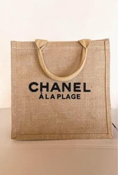 シャネル ノベルティ トートバッグ A LA PLAGE リネン 麻 - メルカリ
