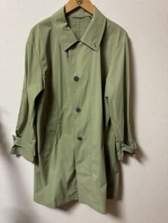 Eddie Bauer ステンカラーコート M オリーブグリーン - メルカリ