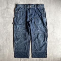 90s polo jeans】バギーデニムパンツ ダブルニー 極太 y2k - メルカリ