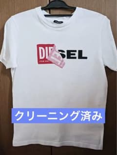 DIESEL ホワイト 剥がれロゴTシャツ サイズ12のサムネイル