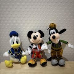 キングダムハーツ マスコット 王様・ドナルドダック・グーフィー　3種