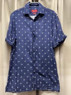 ✨ZARA ✨メンズシャツ✨イカリ✨アンカー✨　錨のサムネイル