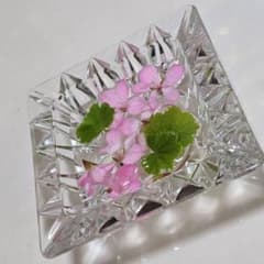 【希少】 ヴィンテージ ガラス灰皿 スクエア 小物入れ 水盆 昭和レトロ 硝子のサムネイル