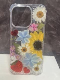 iPhone16Proケース 押し花 ハンドメイドのサムネイル
