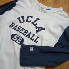 復刻タグ Champion チャンピオン UCLA カレッジロゴ 七分袖 Lのサムネイル