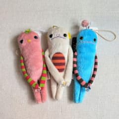 モケケ ぬいぐるみ マスコット 3種セットのサムネイル