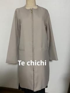 Te chichi ノーカラーコート ベージュのサムネイル
