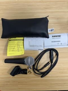 SHURE SM58 ダイナミックマイク ポーチ・ケーブル付きのサムネイル