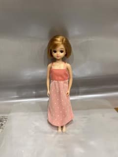 リカちゃん 人形本体 ショートヘア ピンクドットワンピースのサムネイル