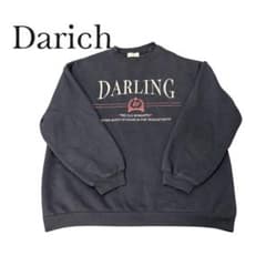 最初値下げ❗️Darich ダーリッチ ビッグトレーナー スウェット ブラックのサムネイル