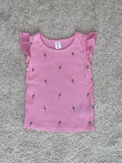 ピンク Tシャツ カラフルインコのサムネイル