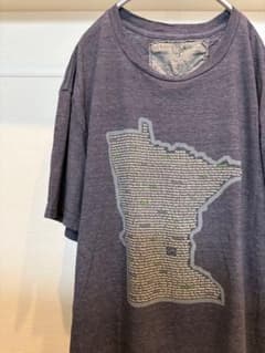 American Apparel Tシャツ ネイビー プリントT 半袖 Lのサムネイル