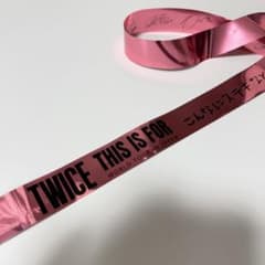 TWICE THIS IS FOR 国立競技場 銀テープ ピンク 4/25 - メルカリ