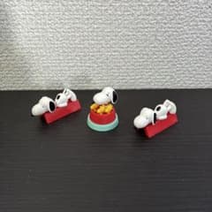 スヌーピー チョコエッグ ミニフィギュア 3点セットのサムネイル