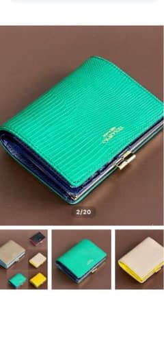 新品未使用ヴィオラドーロ 二つ折財布がま口PORTA ポルタVIOLAd'ORO