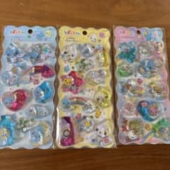 【正規品】しずくちゃん キラキラウォーターシール 3枚セットのサムネイル