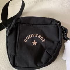 CONVERSE ブラック ショルダーバッグ ミニバッグのサムネイル