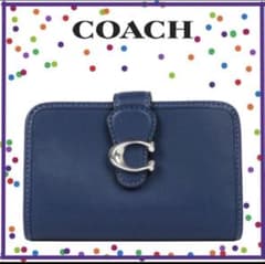 COACH コーチ高級スムースレザータビーミディアム二つ折り財布 - メルカリ