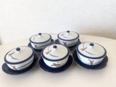 香蘭社 オーキッドレース 蓋付湯呑み5客セット - メルカリ