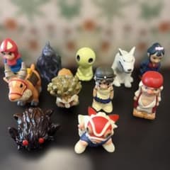 【レア品】スタジオジブリ もののけ姫　指人形 フィギュア まとめ売り 廃盤のサムネイル