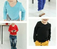 3枚セット★カラバリロンT★長袖Tシャツ 120㎝のサムネイル