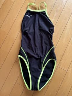 Mizuno スポーツ用水着 黒/緑のサムネイル