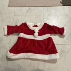 赤いサンタコスチュームと帽子セットのサムネイル