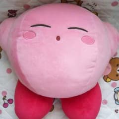 新品☆星のカービィ☆もちもち BIG あおむけ ぬいぐるみ レアのサムネイル