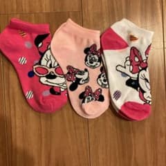 専用★新品コストコ　靴下　ミニー３足セット15.5〜21cmのサムネイル