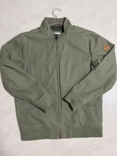Timberland ジップアップジャケット Lサイズ オリーブグリーン - メルカリ