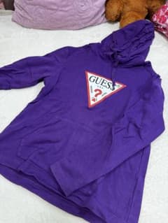 GUESS パーカー パープル XLサイズのサムネイル