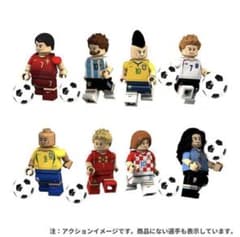 レゴ互換 サッカー選手フィギュア 8体セット - メルカリ