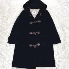 近年モデル OLD ENGLAND ヘリンボーン ネイビー ダッフルコート 36