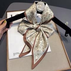 ペイズリー柄 スカーフ レディース　ベージュ　ブラウンまとめ売り