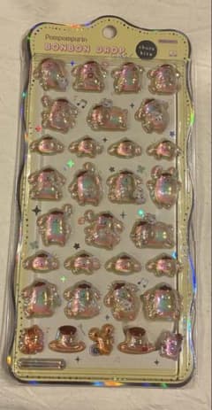 【正規品】ポムポムプリン ボンボンドロップシール ちゅるきら　サンリオのサムネイル