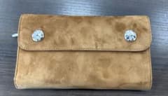 CHROME HEARTS ウェーブ ウォレット スエード ※インボイス有りのサムネイル