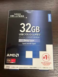 32GB USBフラッシュメモリ 3way TypeA microB TypeCのサムネイル