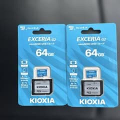 2枚 KIOXIA EXCERIA G2 microSDXC 64GB - 4