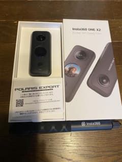 Insta360 ONE X2  自撮り棒付き　360度カメラのサムネイル