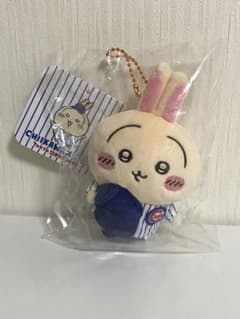 [신품 미사용] 치이카와 × MLB 마스코트 토끼 새끼 봉제 인형 야구