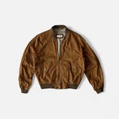 ジャケット・アウター 90s Giorgio Armani Suede Bomber Jacket 90s Giorgio Armani Suede Bomber Jacket - メルカリ