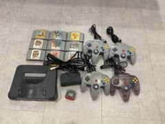 Nintendo 64 本体 コントローラー4個 ソフト9本 拡張パックセット