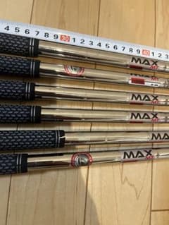 SIM2MAX スチールシャフト85純正シャフト　6本セット　KBSシャフトのサムネイル