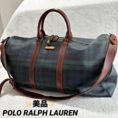 ✨️美品 ポロラルフローレン ボストンバッグ 2WAY PVCレザー グリーン