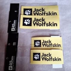 Jack Wolfskin ジャックウルフスキン ロゴ ステッカー - メルカリ